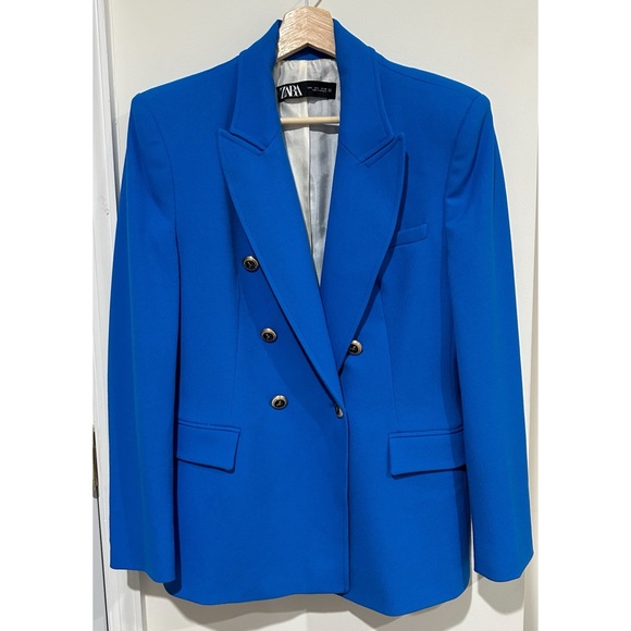 Zara Bloggers Favorite Double Breasted Blazer - Picture 4 of 12